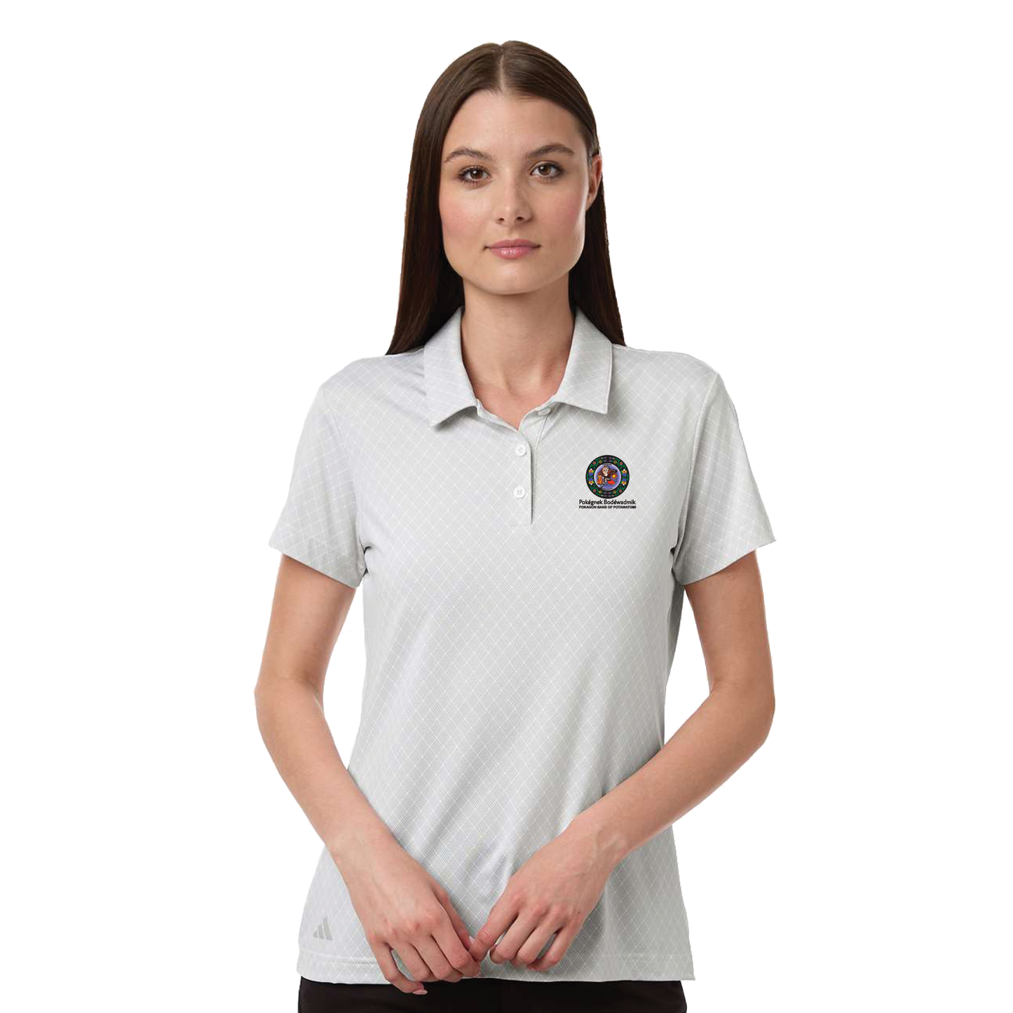 Adidas Women's 4-Way Stretch Printed Polo