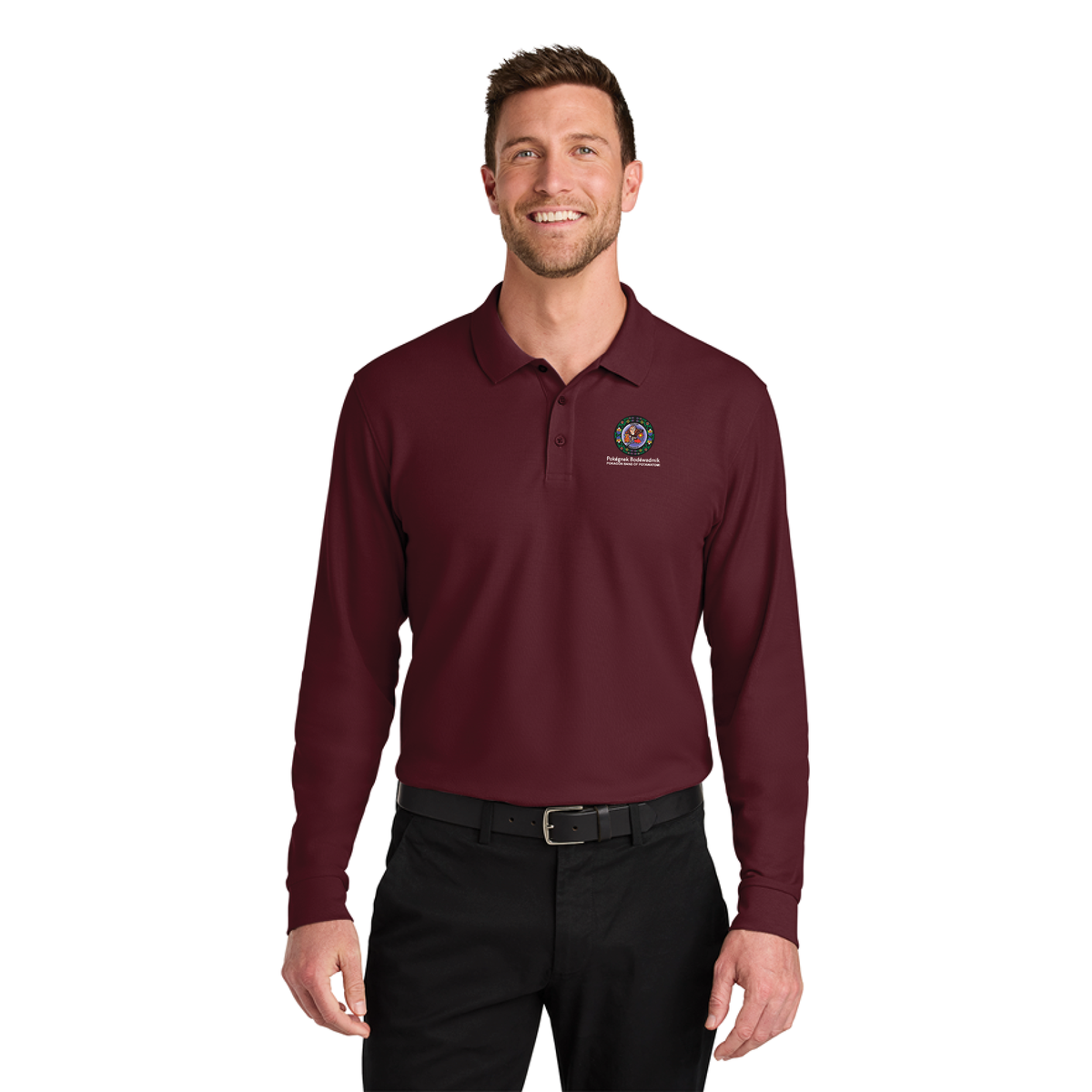 Port Authority® Wearever Signature Pique Long Sleeve Polo