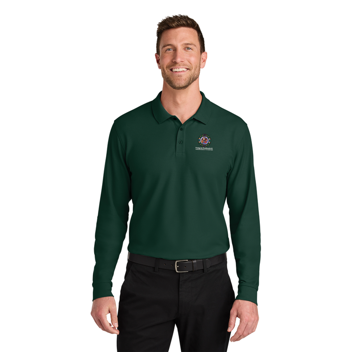 Port Authority® Wearever Signature Pique Long Sleeve Polo