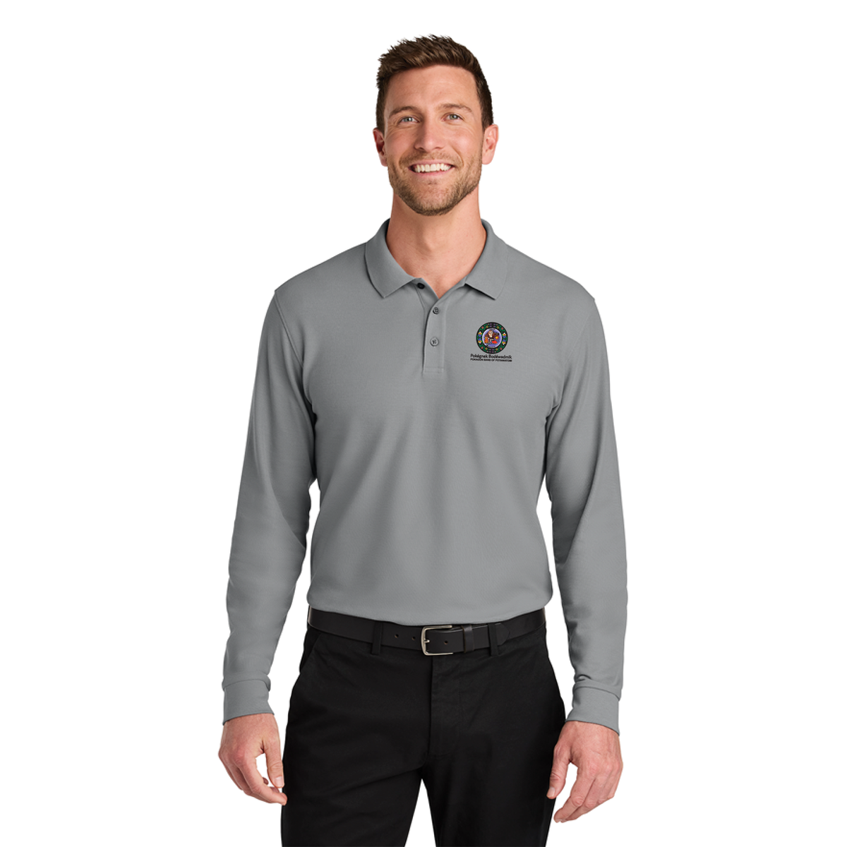 Port Authority® Wearever Signature Pique Long Sleeve Polo
