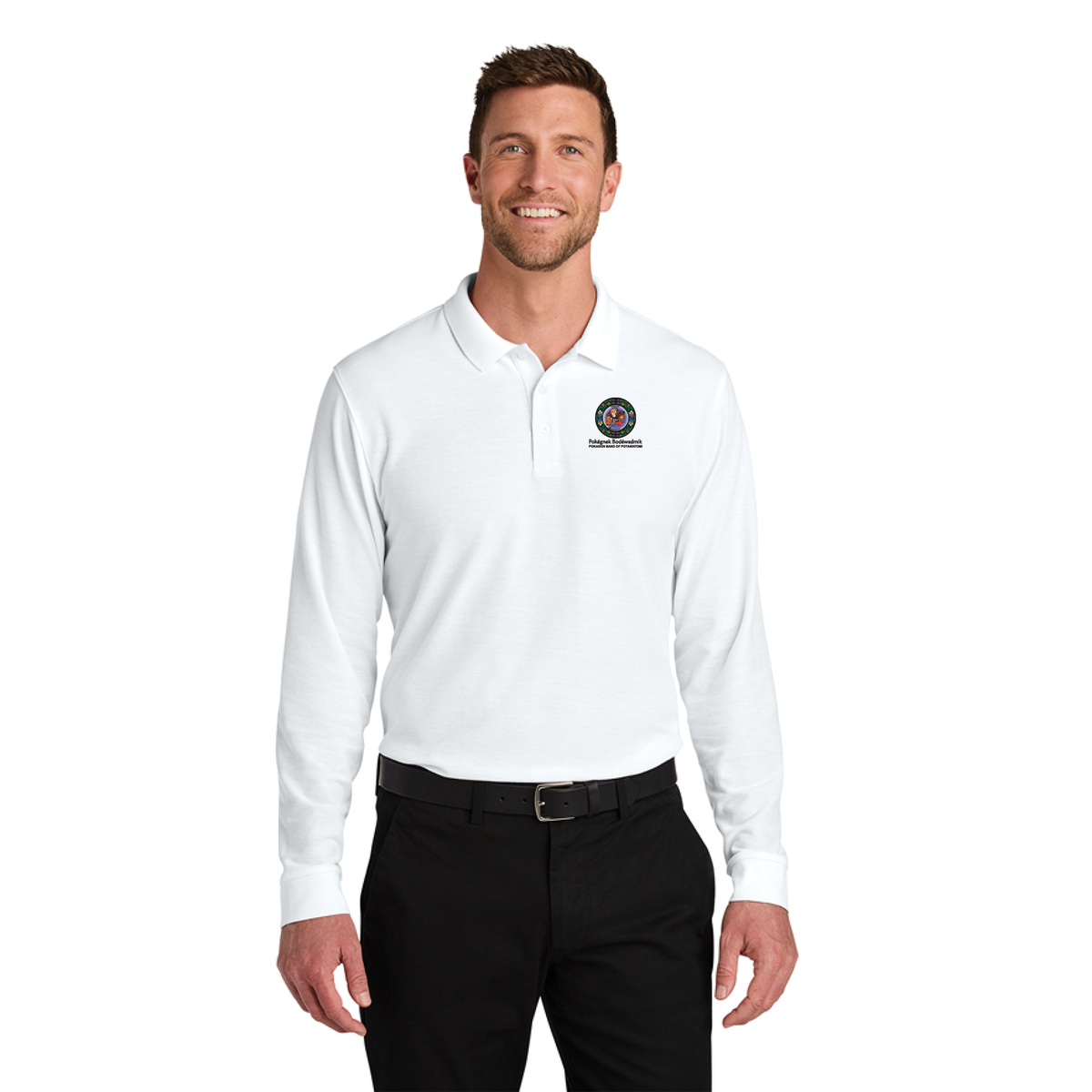 Port Authority® Wearever Signature Pique Long Sleeve Polo