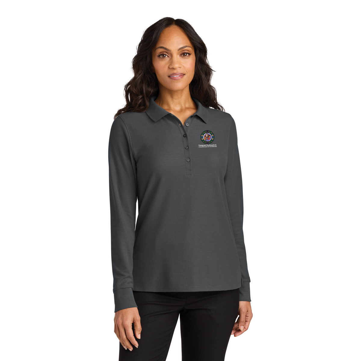 Port Authority® Women’s Wearever Signature Pique Long Sleeve Polo