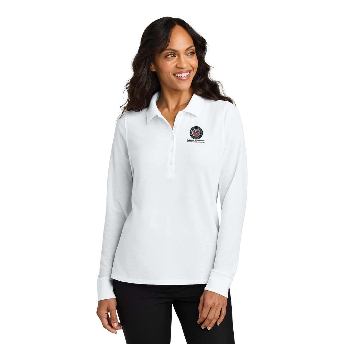 Port Authority® Women’s Wearever Signature Pique Long Sleeve Polo