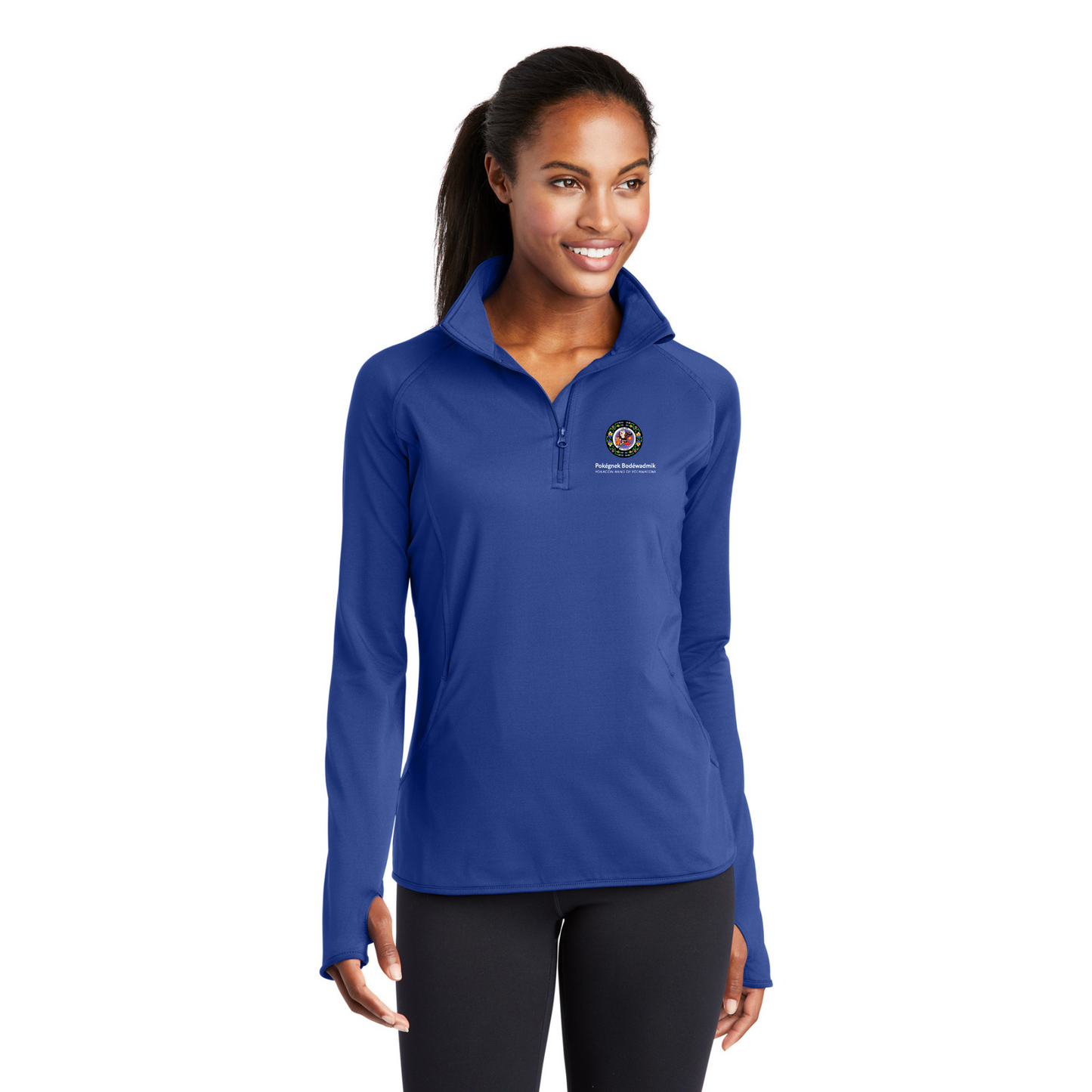 Sport-Tek® Women's Sport-Wick® Stretch 1/4-Zip Pullover - LST850
