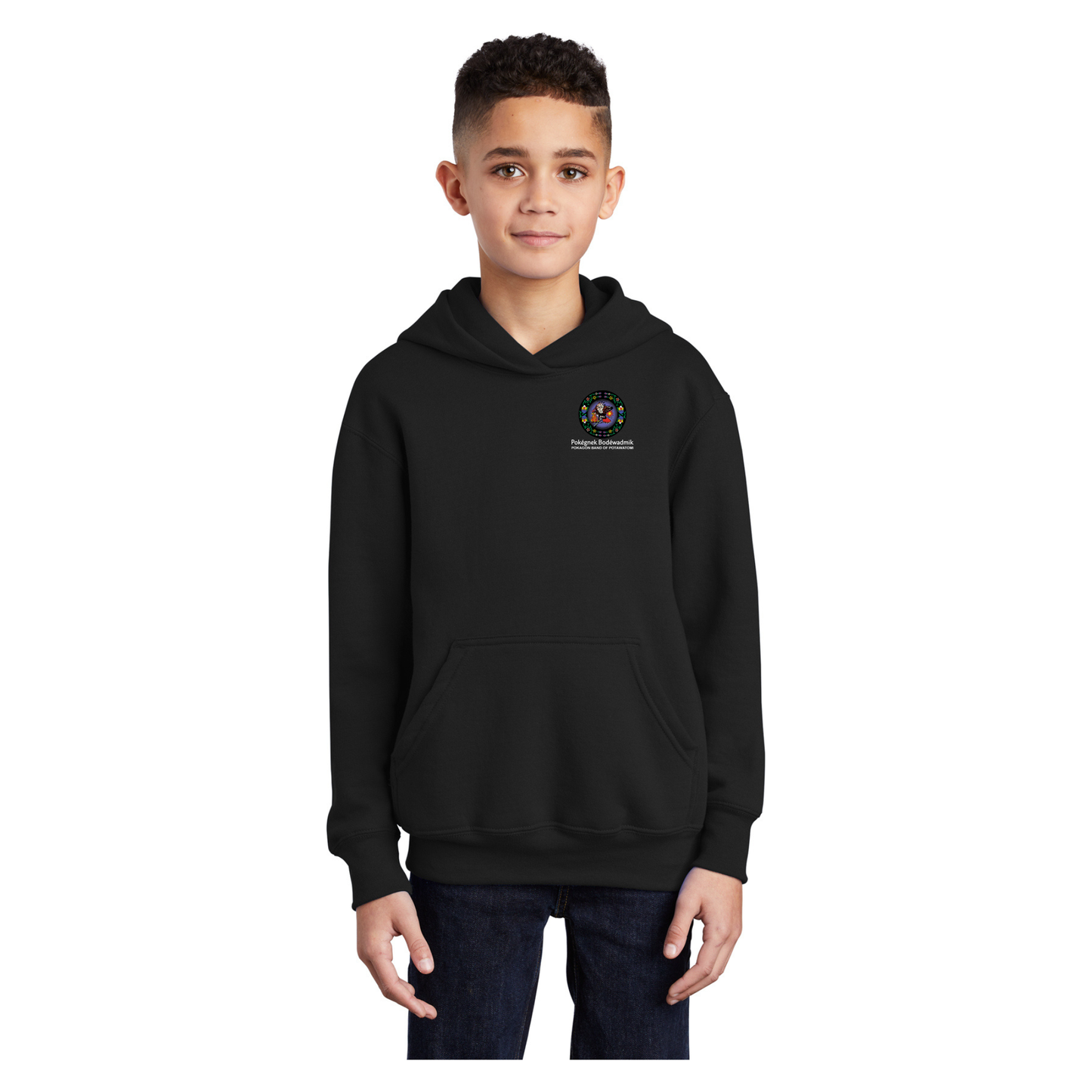 Port & Company® Youth Core Fleece Pullover Hooded Sweatshirt - PC90YH