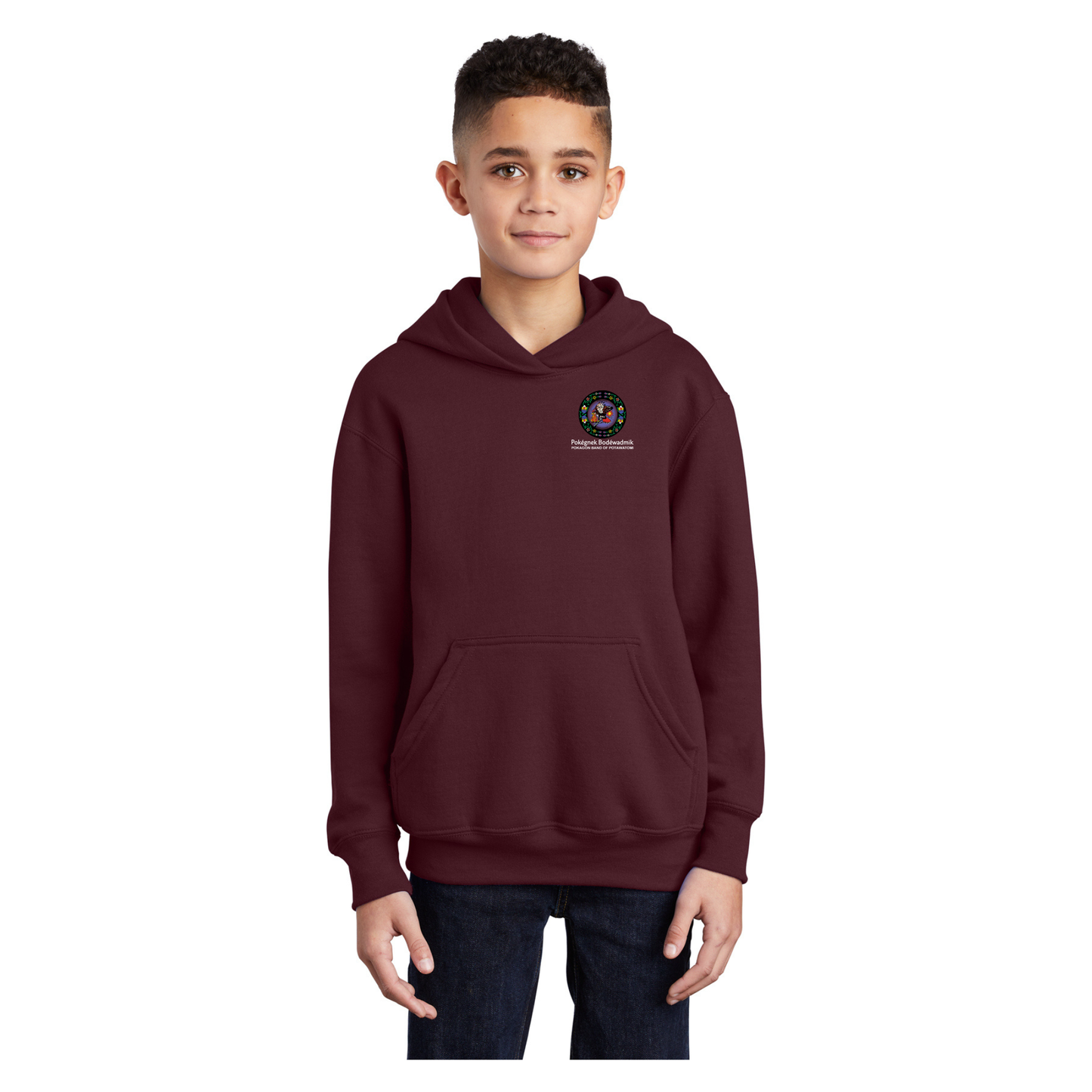 Port & Company® Youth Core Fleece Pullover Hooded Sweatshirt - PC90YH