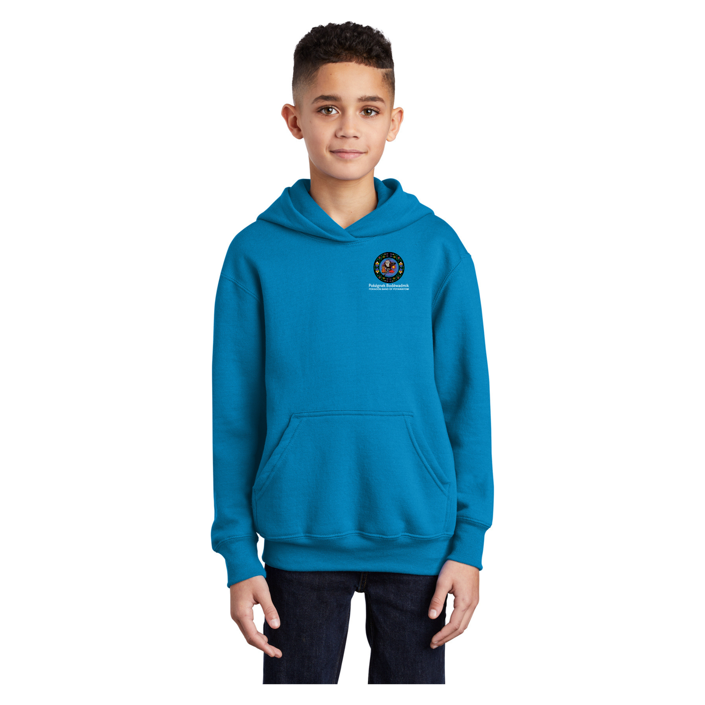 Port & Company® Youth Core Fleece Pullover Hooded Sweatshirt - PC90YH