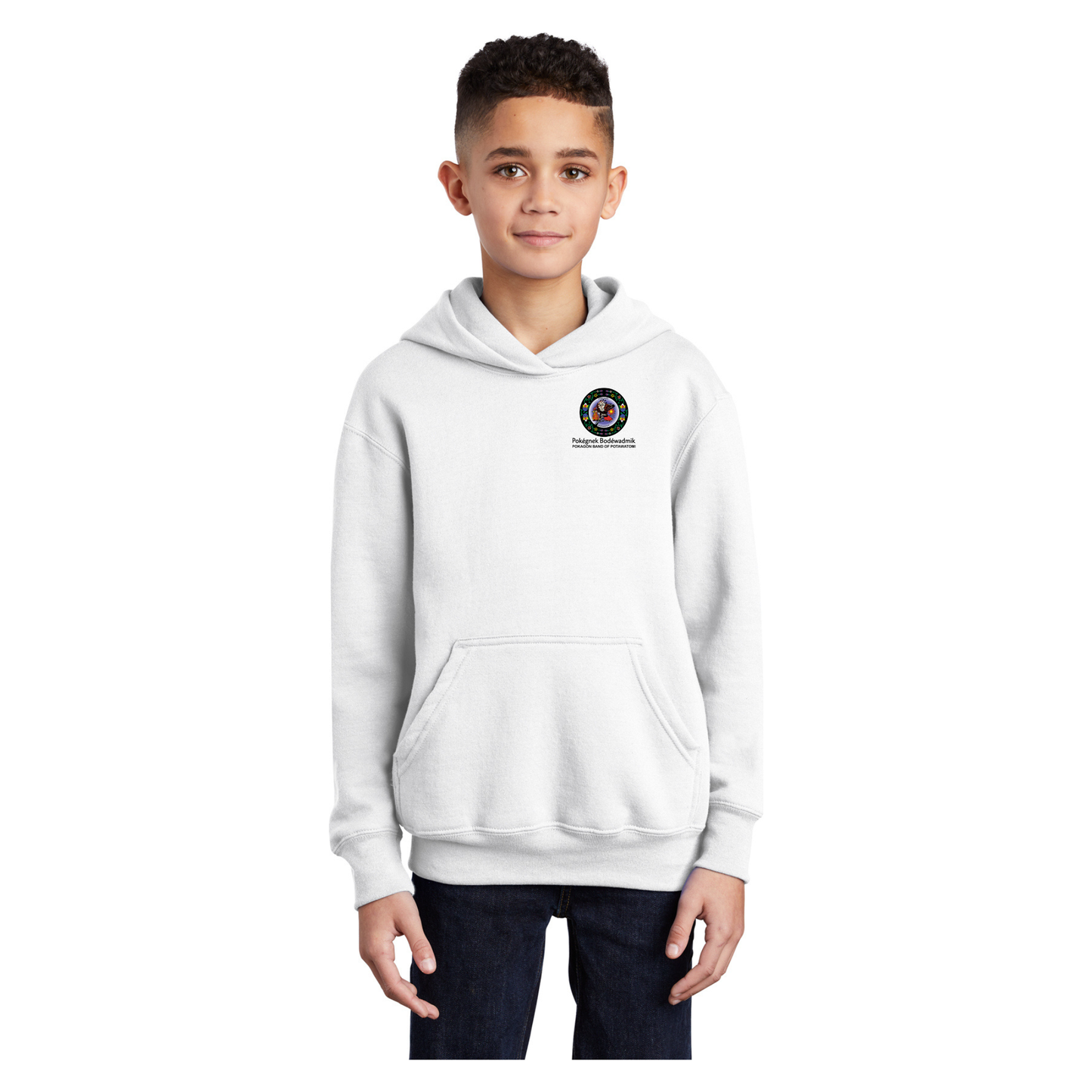 Port & Company® Youth Core Fleece Pullover Hooded Sweatshirt - PC90YH