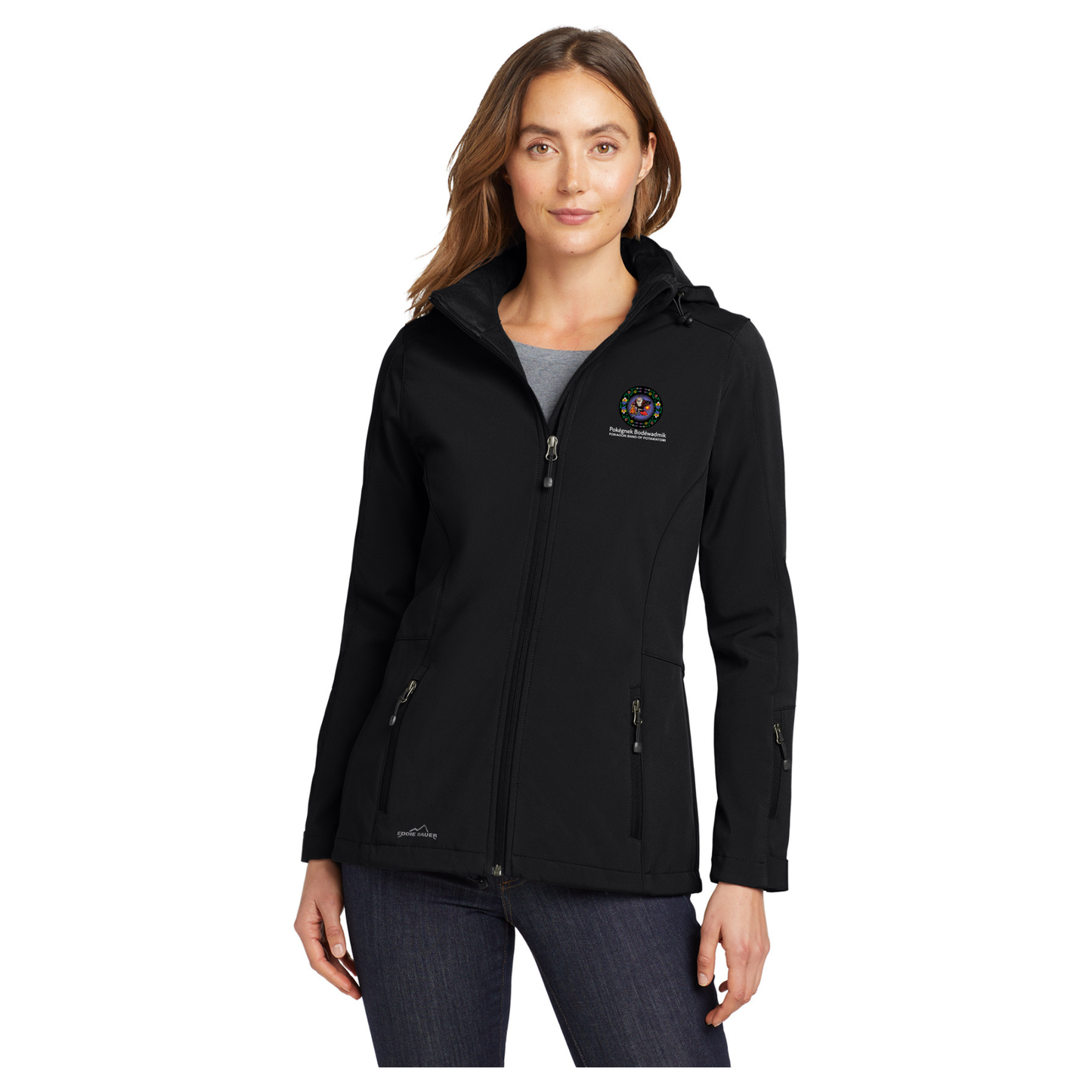 Eddie Bauer® Women's Hooded Soft Shell Parka - EB537