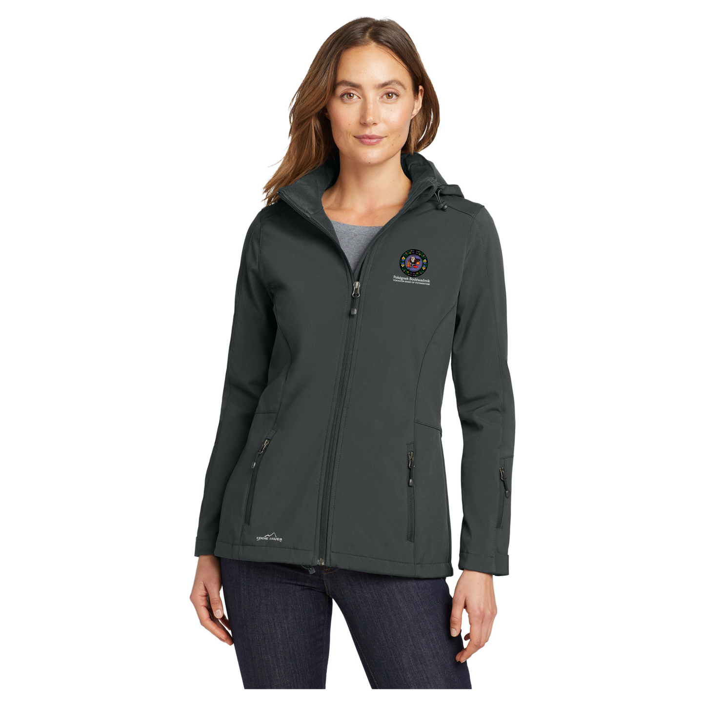 Eddie Bauer® Women's Hooded Soft Shell Parka - EB537